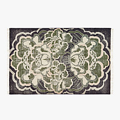 Henry Modern Green Handloomed Wool Area Rug 6'x9' + Reviews | CB2