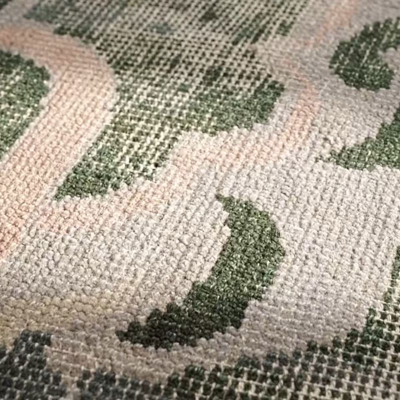 Play Allure Hand-Knotted Green Floral Wool Runner Rug 2.5'x8' - video 1 of 1