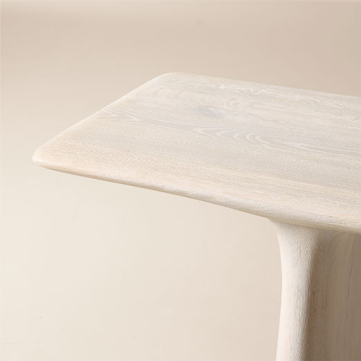 Almera 70" Whitewashed Oak Console Table