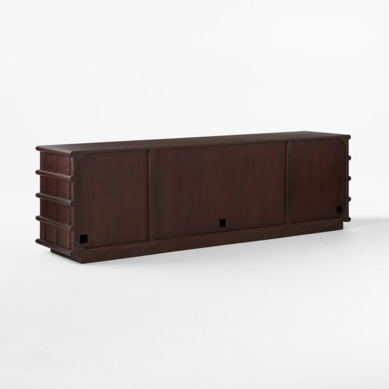 Alpena 90" Dark Acacia Wood Credenza - image 9 of 12