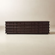 Alpena 90" Dark Acacia Wood Credenza