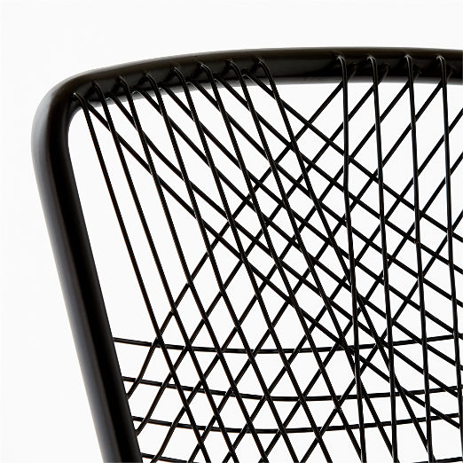 Alpha Black Metal Chair