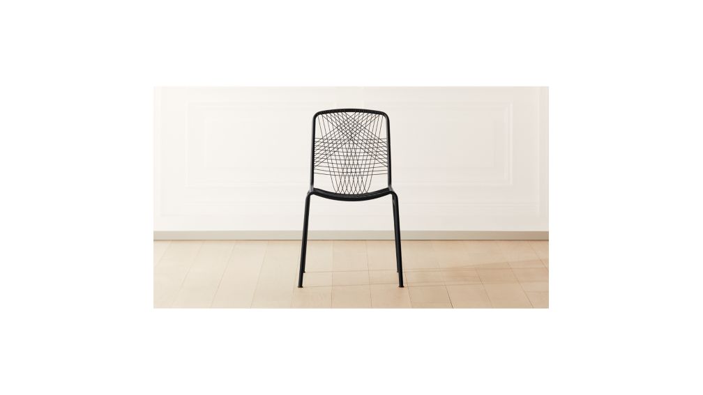 Alpha Black Chair | CB2 Canada