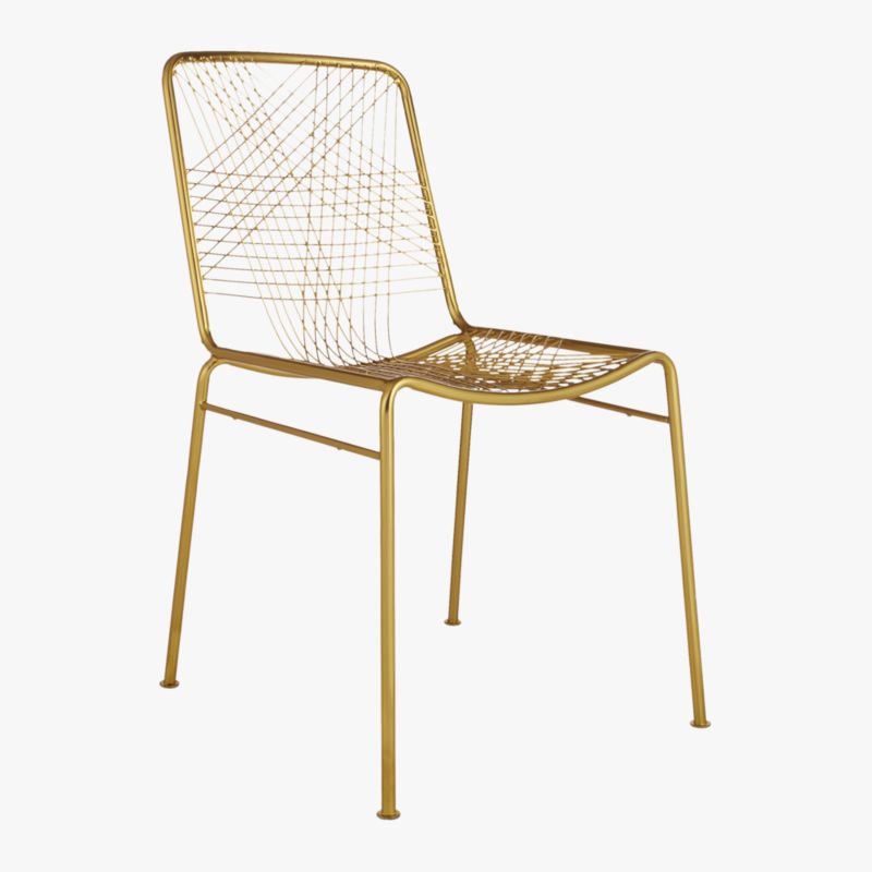 Alpha Brass Metal Chair - image 7 of 15