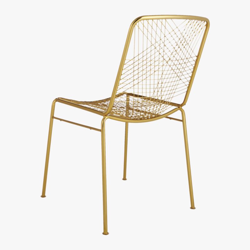 Alpha Brass Metal Chair - image 9 of 15