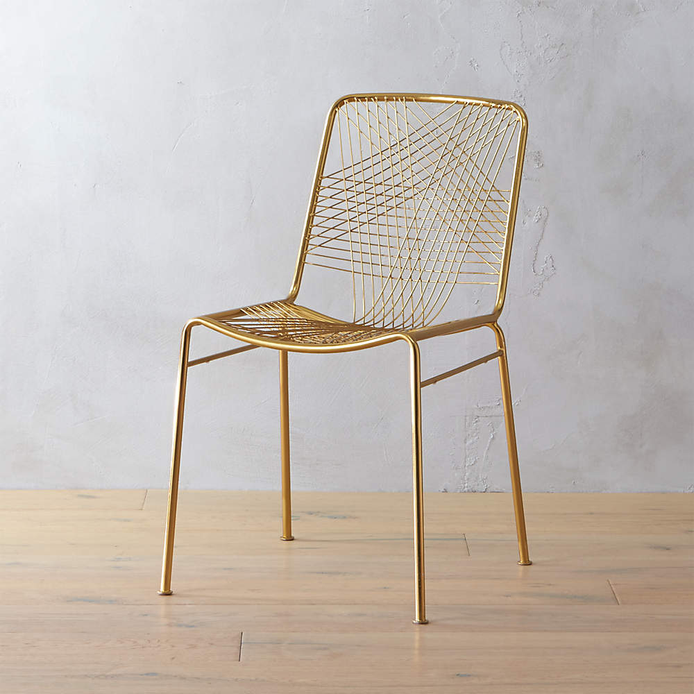 Brass 2024 metal chair