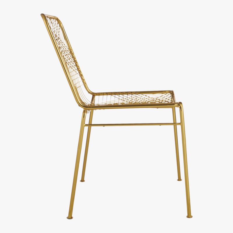 Alpha Brass Metal Chair - image 8 of 15