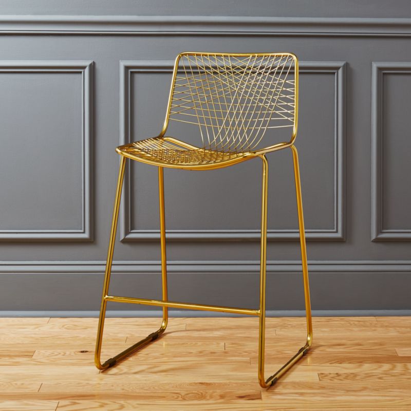 brass stool