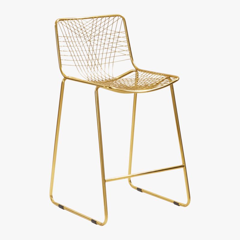 Alpha Brass Metal Counter Stool - image 5 of 13