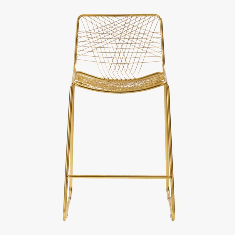 Alpha Brass Metal Counter Stool - image 4 of 13