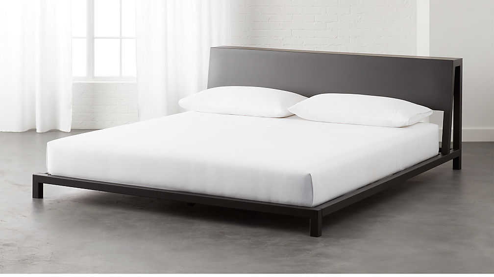 Alpine Steel King Bed Reviews Cb2