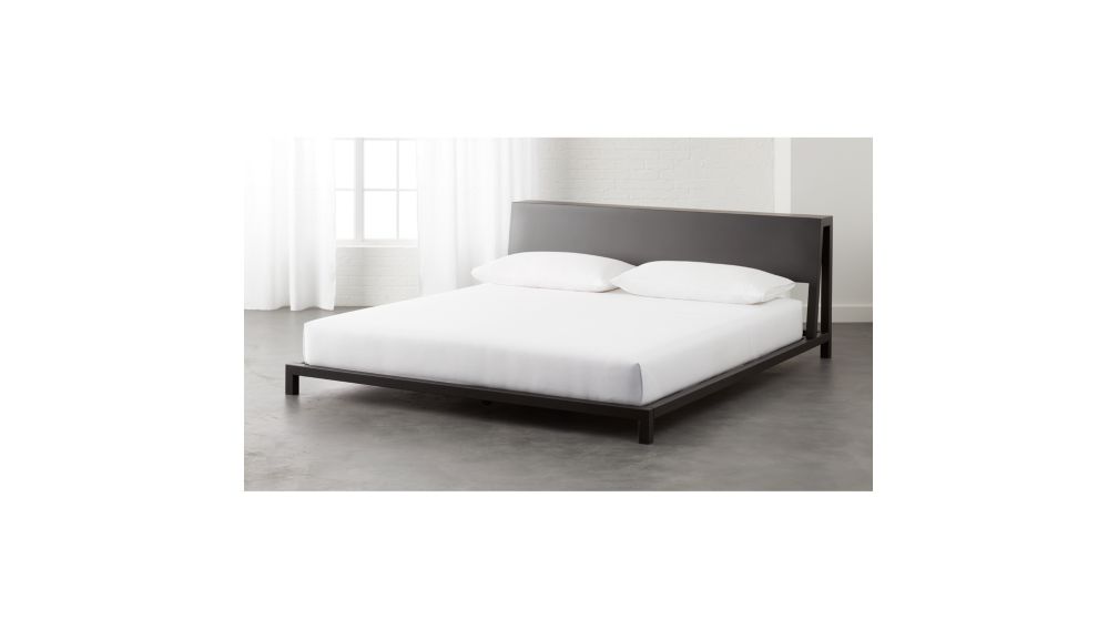 alpine steel king bed + Reviews CB2