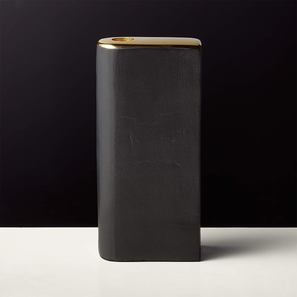 Alta Black Taper Candle Holder Medium