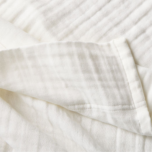 Alto Organic Cotton Gauze Warm White Queen Sheet Set