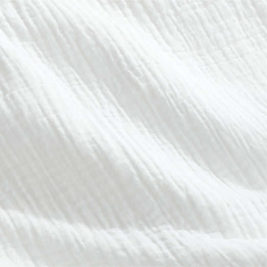 Alto Organic Cotton White Pillow Shams Set of 2