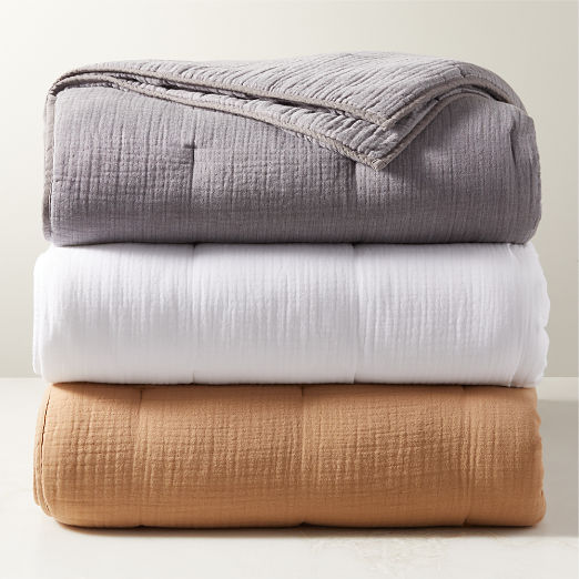 Alto White Organic Cotton Quilt