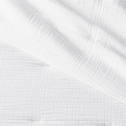 Alto White Organic Cotton King Quilt