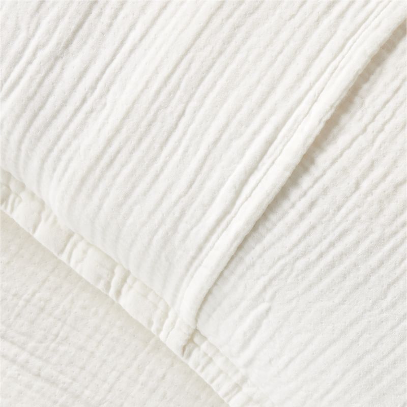 Alto Organic Cotton Warm White Standard Pillow Shams Set of 2 - image 2 of 3