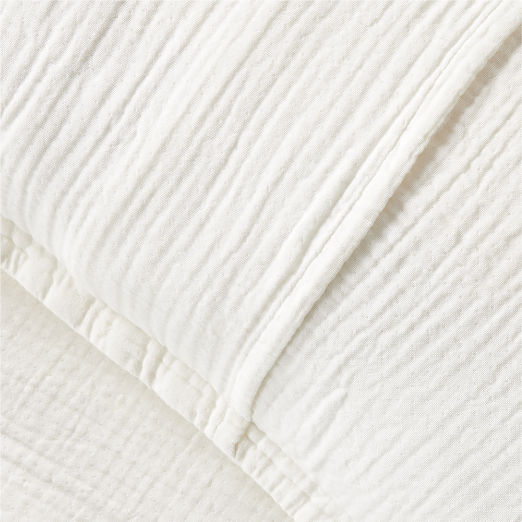 Alto Organic Cotton Warm White Pillow Shams Set of 2