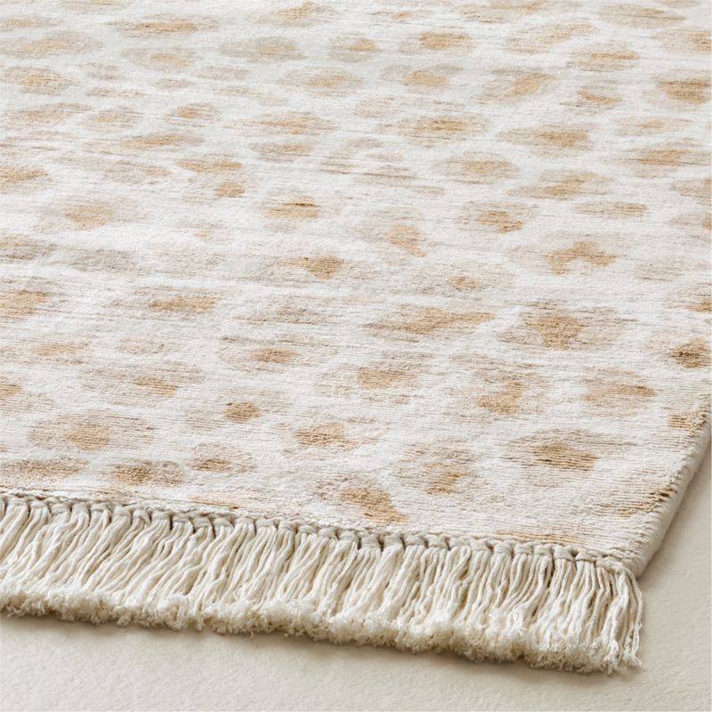 Altra Handloomed Warm White with Taupe Viscose Area Rug 5'X8' - image 2 of 7