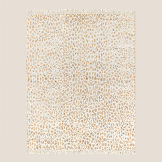 Altra Handloomed Warm White and Taupe Viscose Area Rug 10'X14'