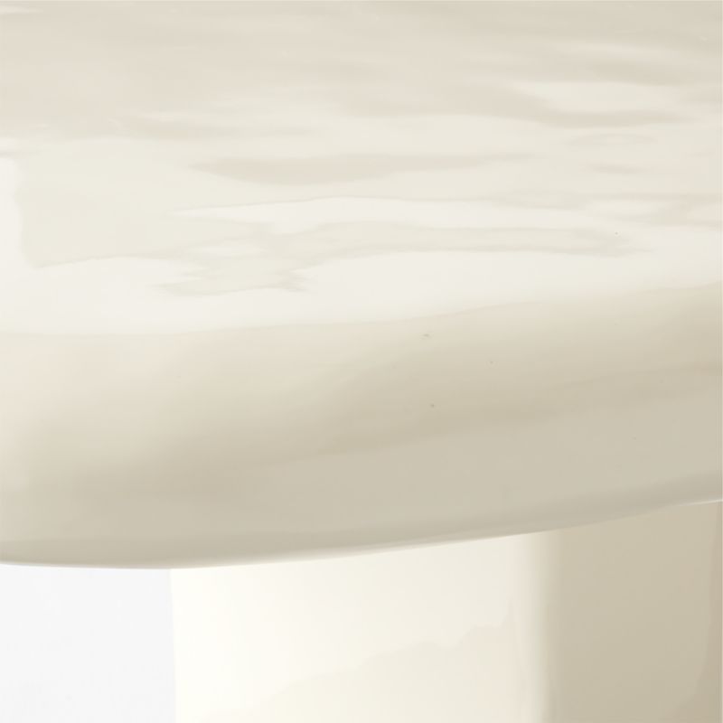 Amalie 103" Rectangular White Resin Dining Table - image 8 of 11