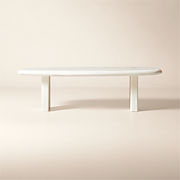 Auburn Warm White Boucle Upholstered King Bed