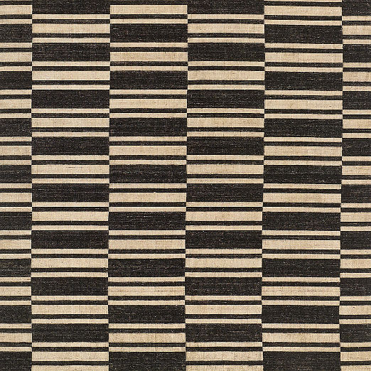 Amaro Handloomed Black Wool Rug Swatch 12"X12"