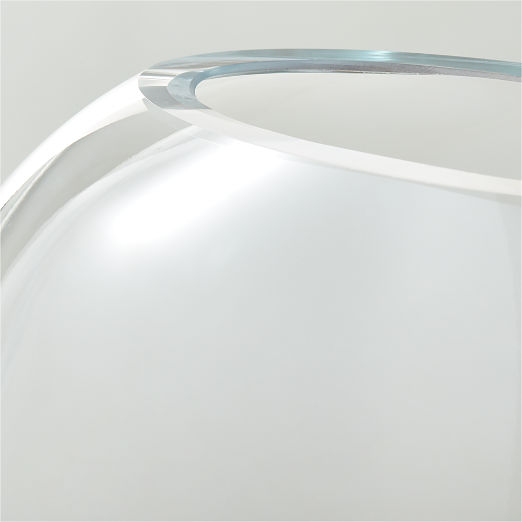 Amata Round Clear Glass Vase