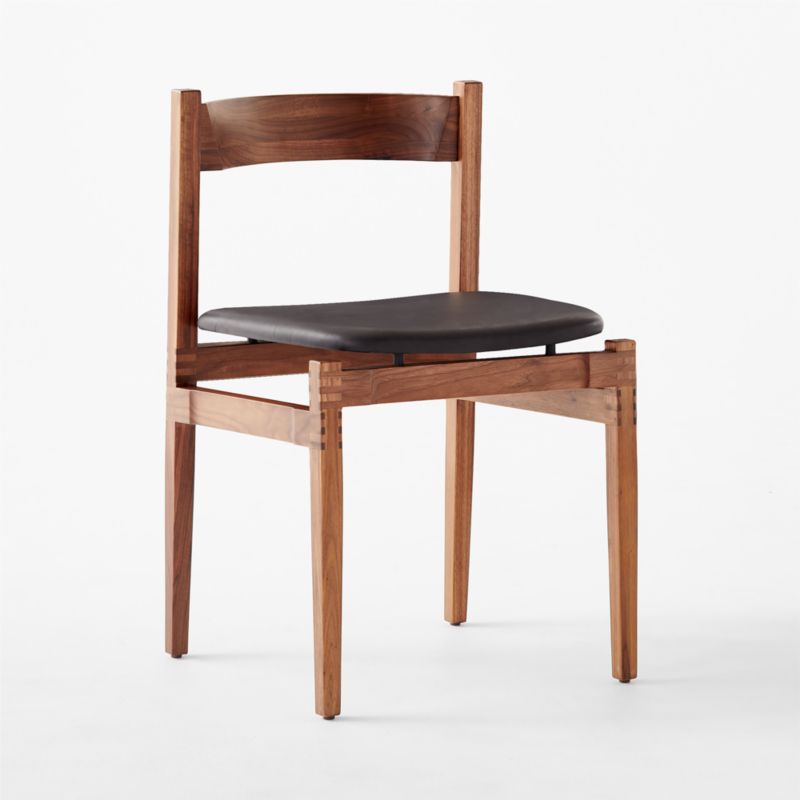 Ambrogio Black Leather Dining Chair by Gianfranco Frattini - image 9 of 13