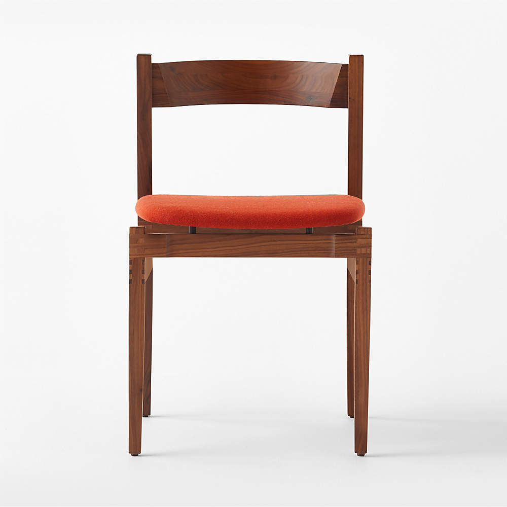 Modern red sales dining chairs