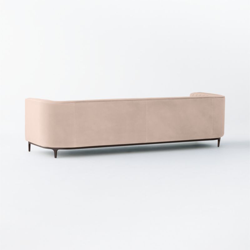 Ambroise 104" Light Taupe Velvet Sofa - image 6 of 9