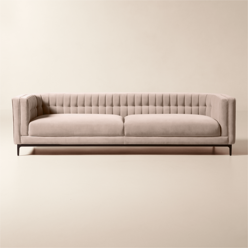 Ambroise 104.75" Sofa Luca Rose - image 2 of 10