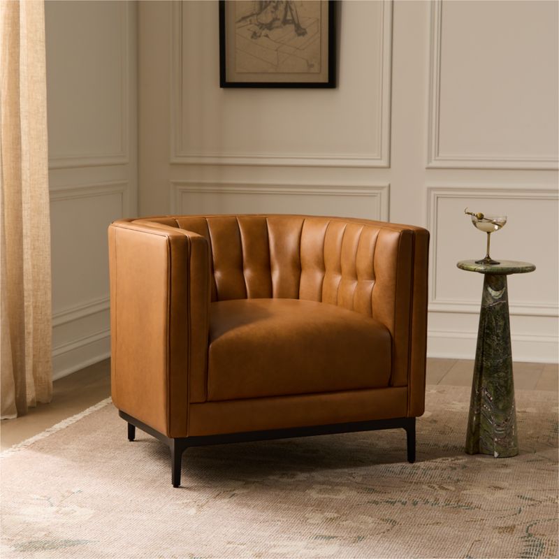 Ciccio Green Marble Side Table - image 3 of 9