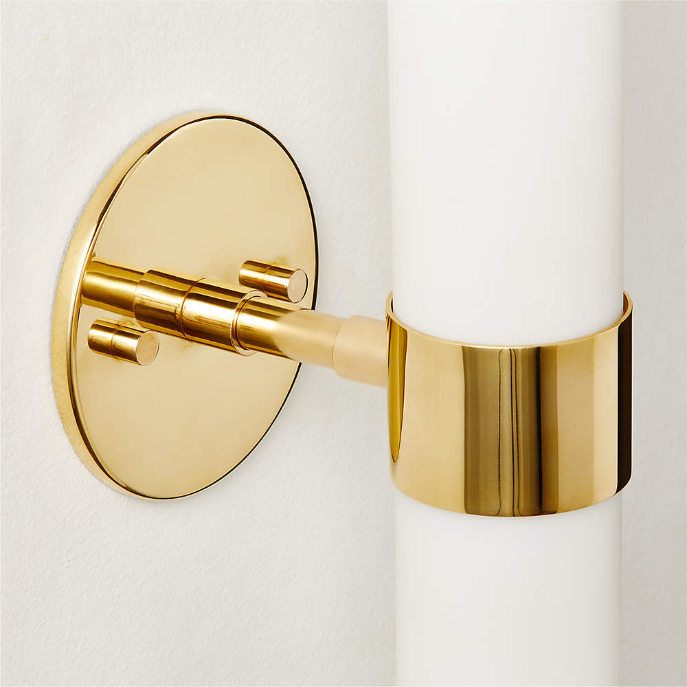 Jolie Polished Brass Modern Picture Light Sconce 24'' + Reviews