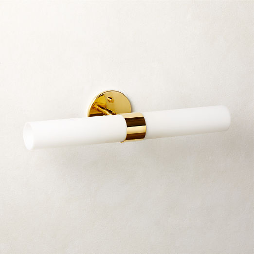 Amie Polished Brass Wall Sconce