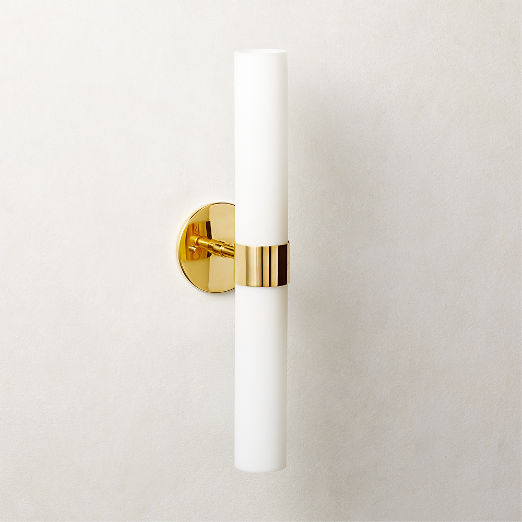 Amie Polished Brass Wall Sconce