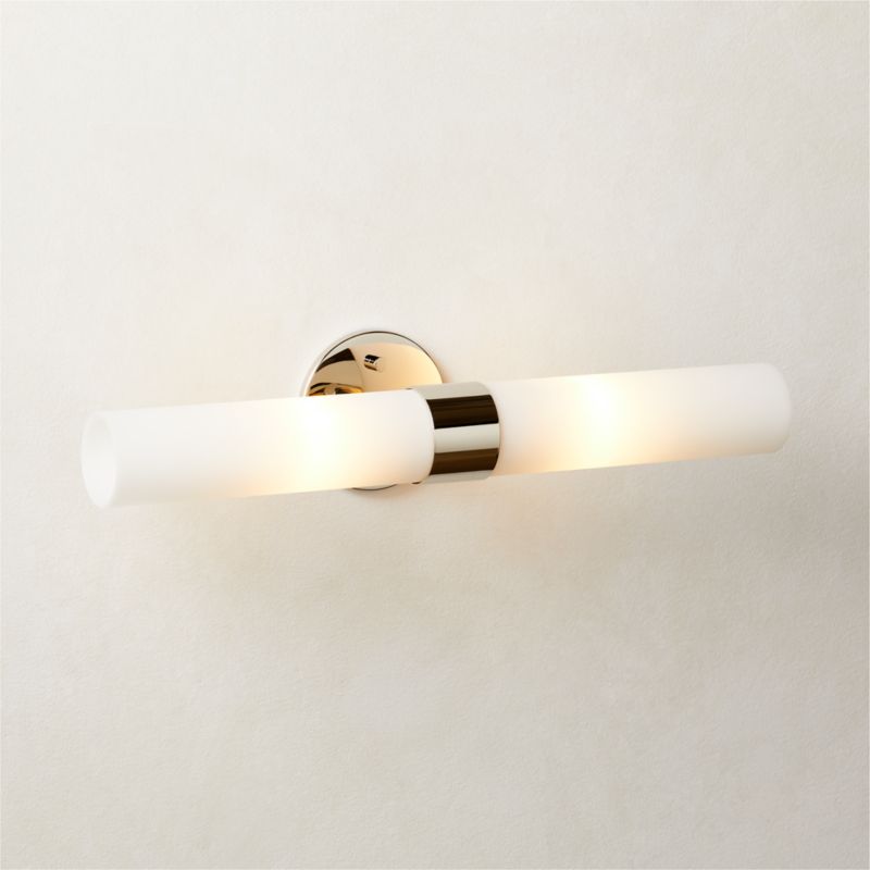 Amie Polished Nickel Wall Sconce - image 4 of 8