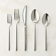 Amos 20-Piece Polished Silver Flatware Set