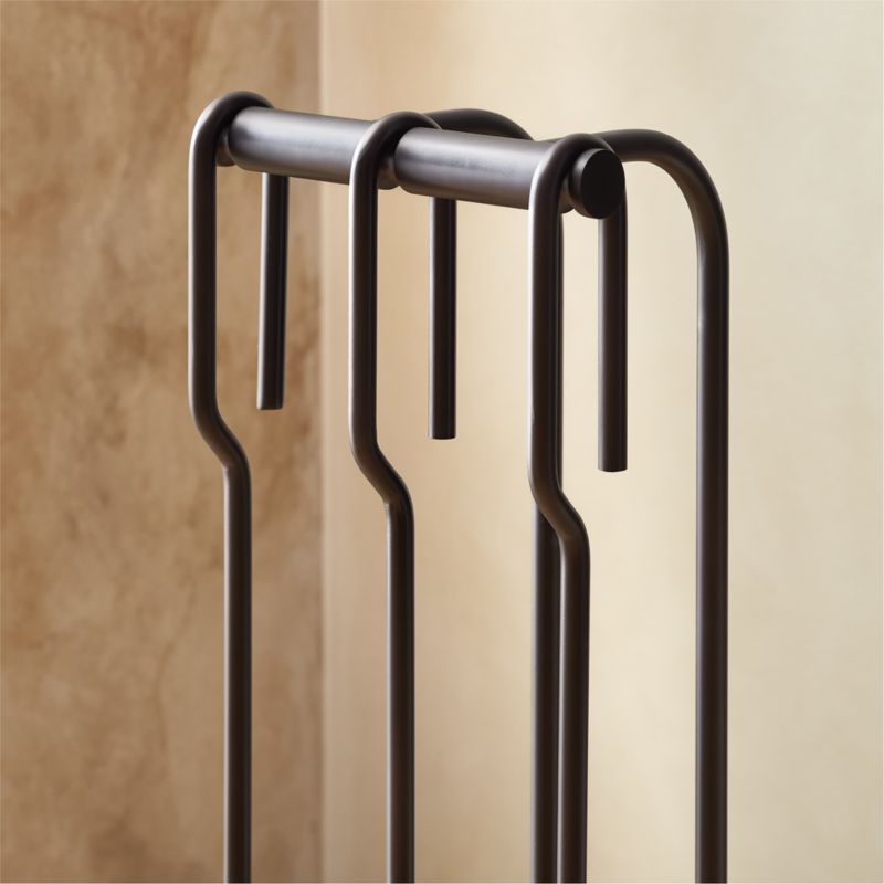 Amos Black Fireplace Tools Set of 3 - image 1 of 3