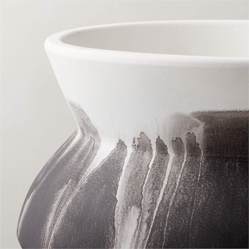 Amphora Black and White Ceramic Vase + Reviews