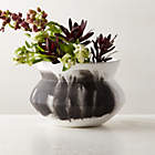 Amata Round Clear Glass Vase