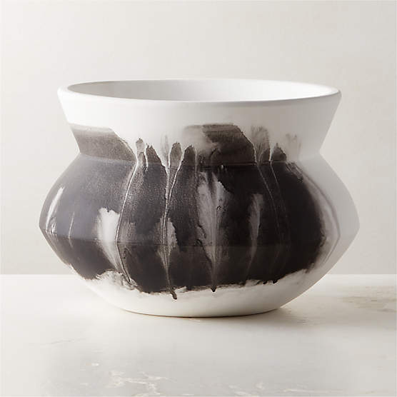 Celia White Porcelain Vase + Reviews CB2