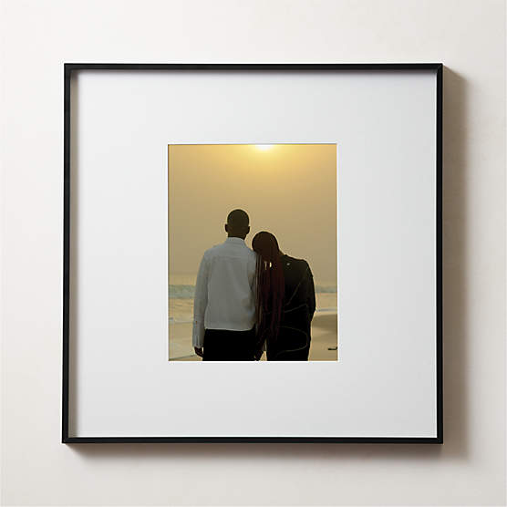An Alternate Arrival with Black Frame 24"x24"