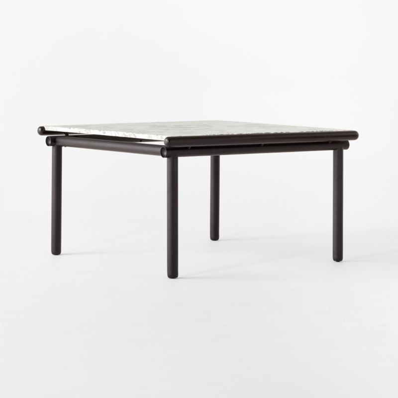 Anacapri 53" Square Marble Dining Table by Gianfranco Frattini - image 8 of 13