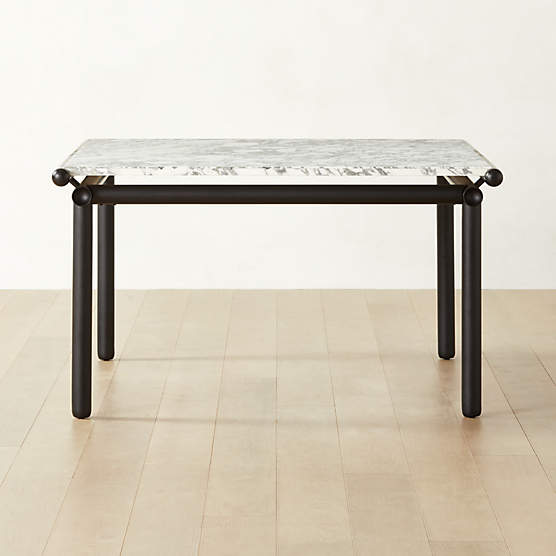 Anacapri 53" Square Marble Dining Table by Gianfranco Frattini