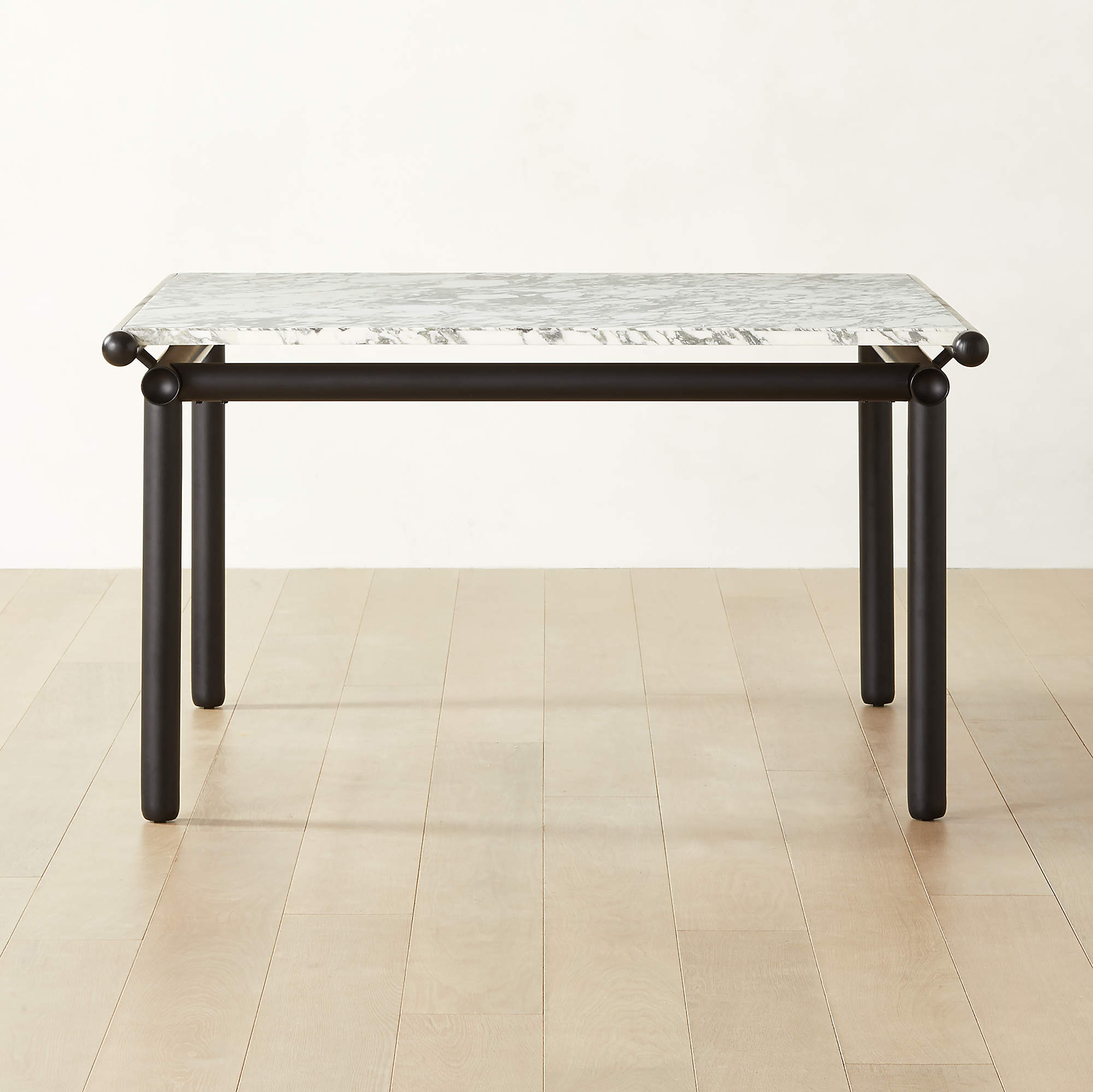 Anacapri Modern Square Marble Dining Table | CB2