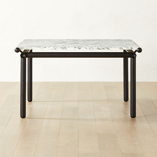 Anacapri 53" Square Marble Dining Table by Gianfranco Frattini