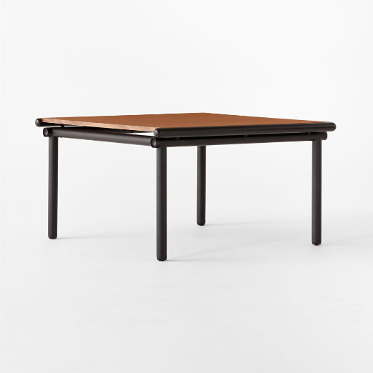 Anacapri Square Walnut Dining Table 53" by Gianfranco Frattini