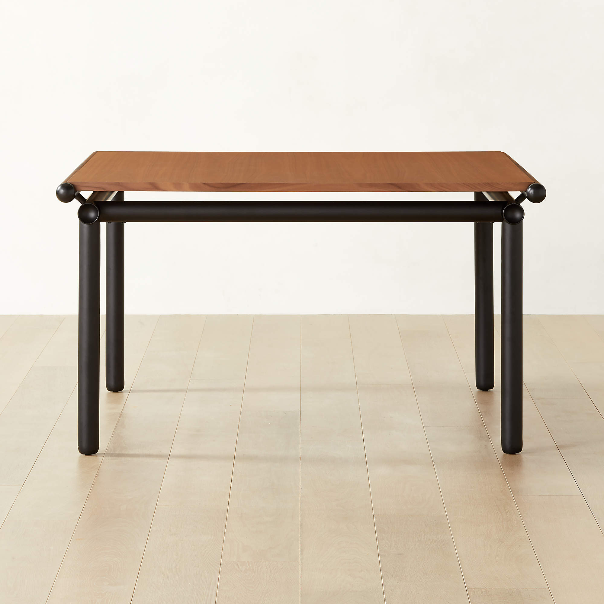 Anacapri Modern Square Walnut Dining Table CB2